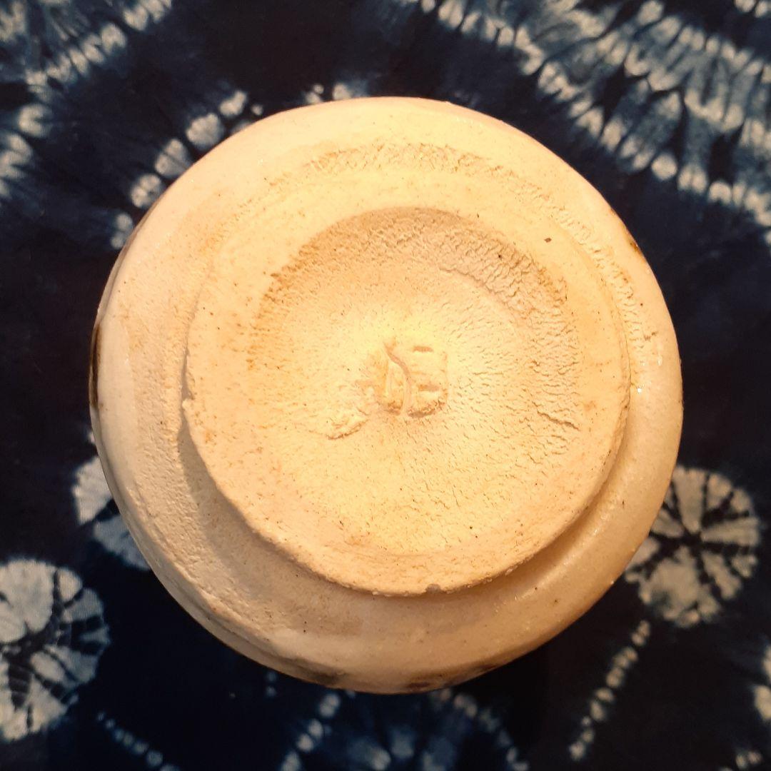 故、加藤仁　作　井ケ田紋様織部茶碗