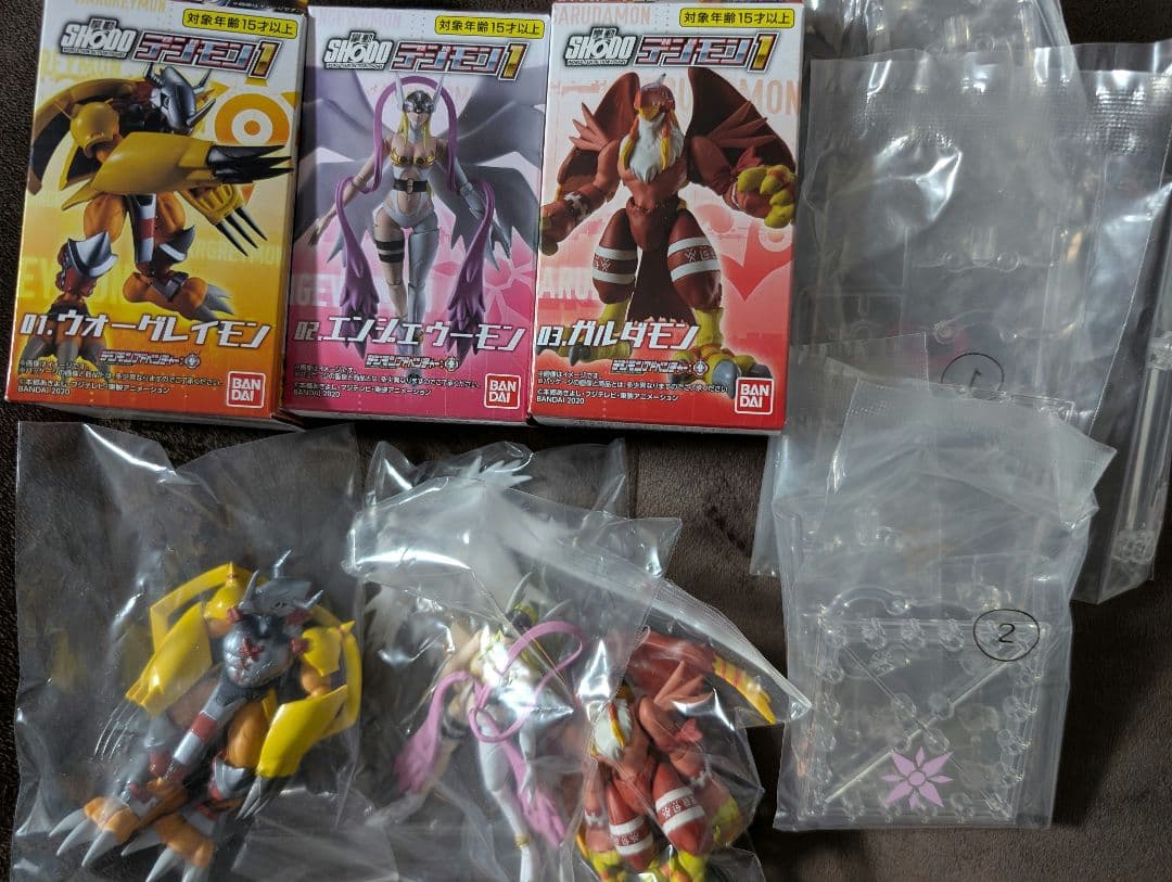 SHODO デジモン コンプリートセット 3種 まとめ