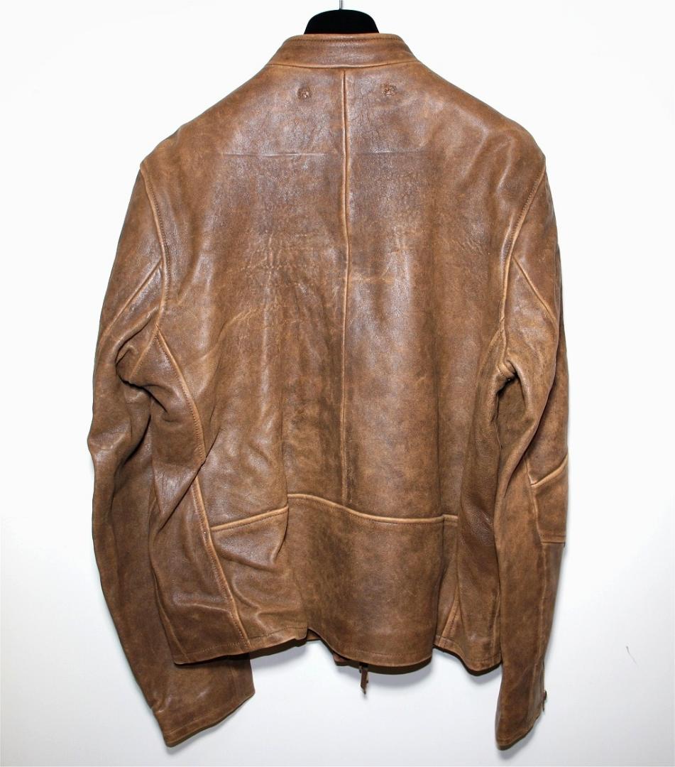 k*6様 RRL ダブルアールエルラルフローレン レザージャケット ライダー