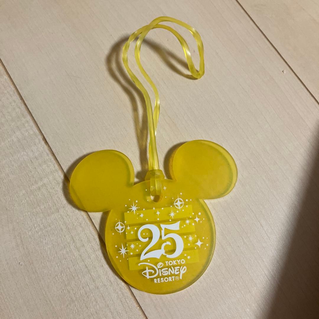 東京ディズニーリゾート 25周年 ネームタグ - メルカリ