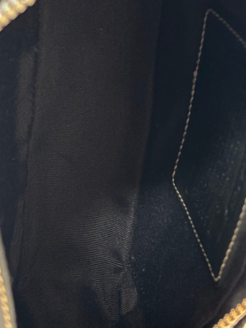 コーチ 黒 ハンドバッグ キャンバス/レザー　G22-6094