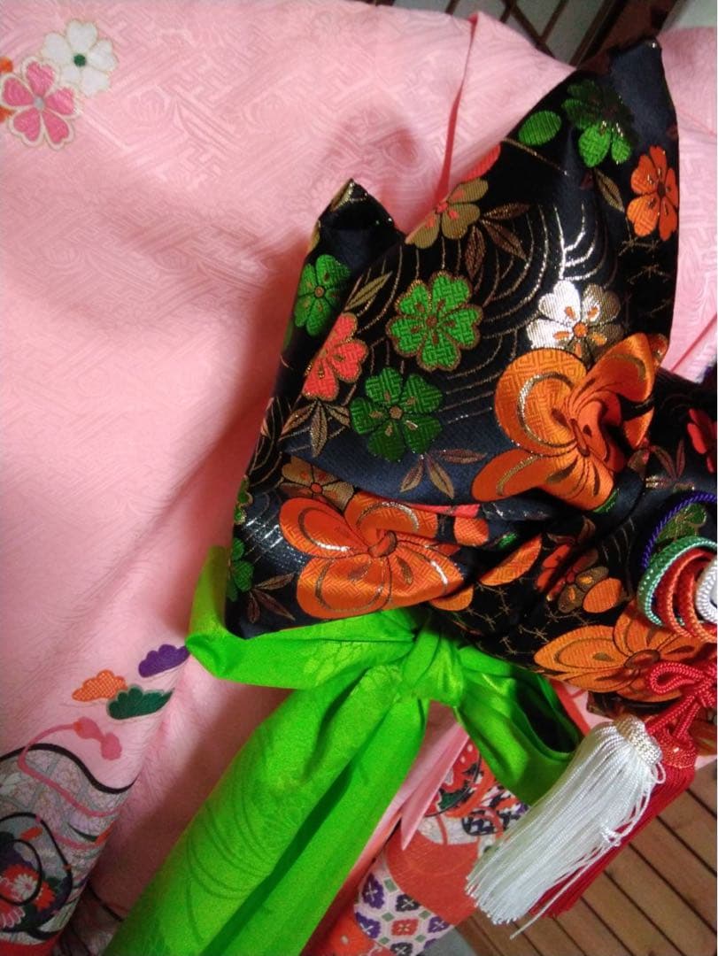 mm です。7歳向け・化繊・お着物セットです