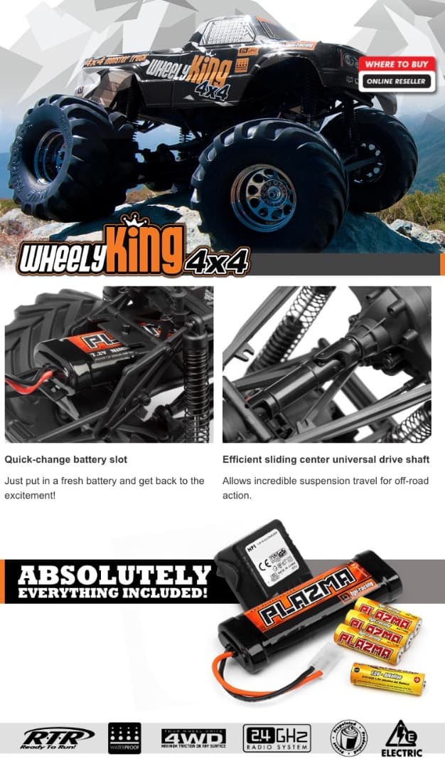 HPI ウイリーキング Wheely King 新品　モンスタートラック