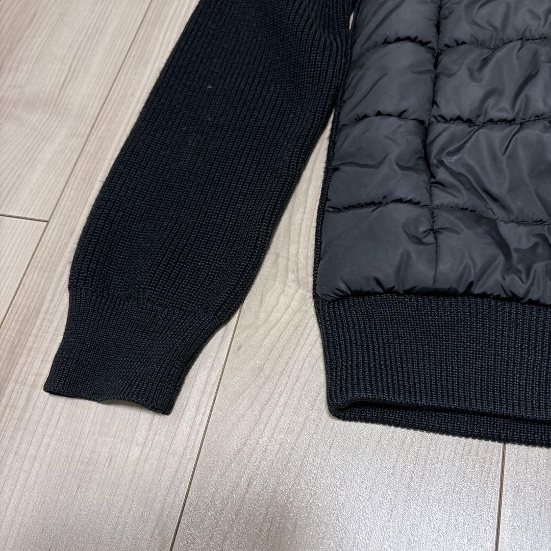 ブラックレーベルクレストブリッジ ニット切替　中綿ジャケット L