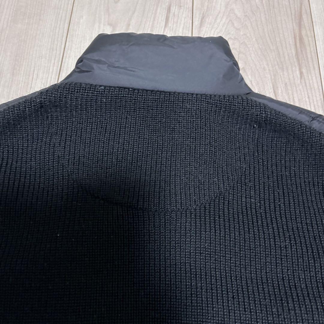 ブラックレーベルクレストブリッジ ニット切替　中綿ジャケット L