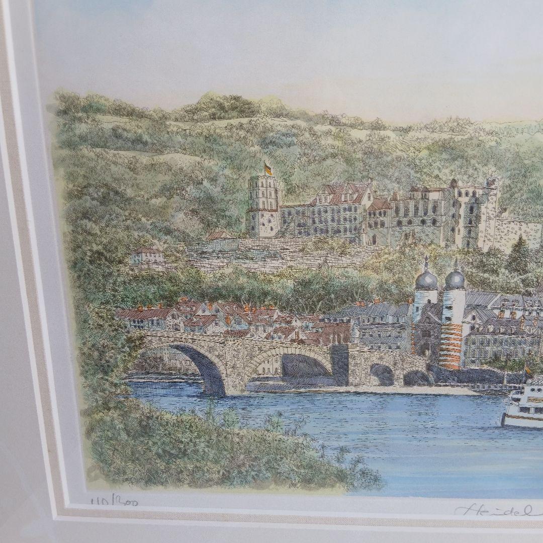 ハイデルベルク 】織田義郎 リトグラフ 110/300 - メルカリ