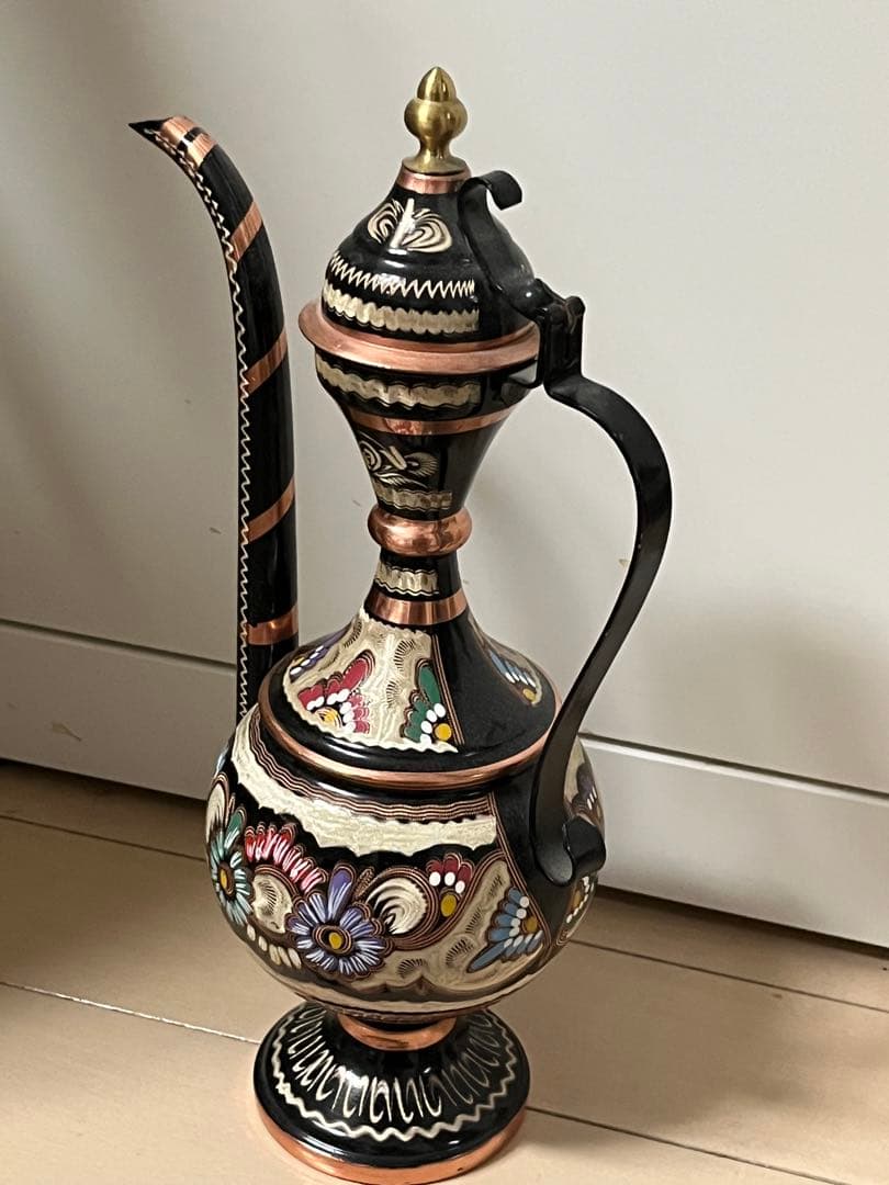トルコ 水差し トレイ トルコにて購入 水差し ポット ヴィンテージ