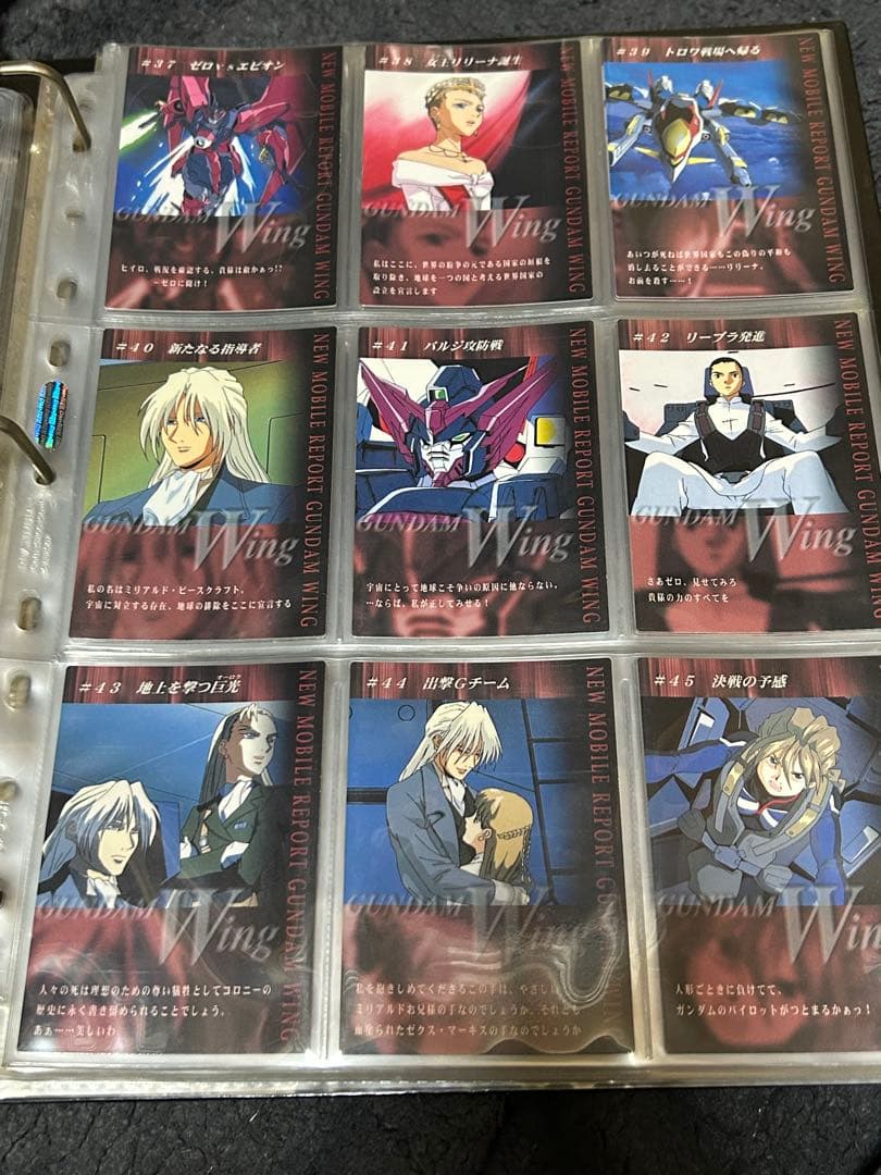 カードダスマスターズ 新機動戦記ガンダムW パーフェクトレビュー ノーマルコンプ