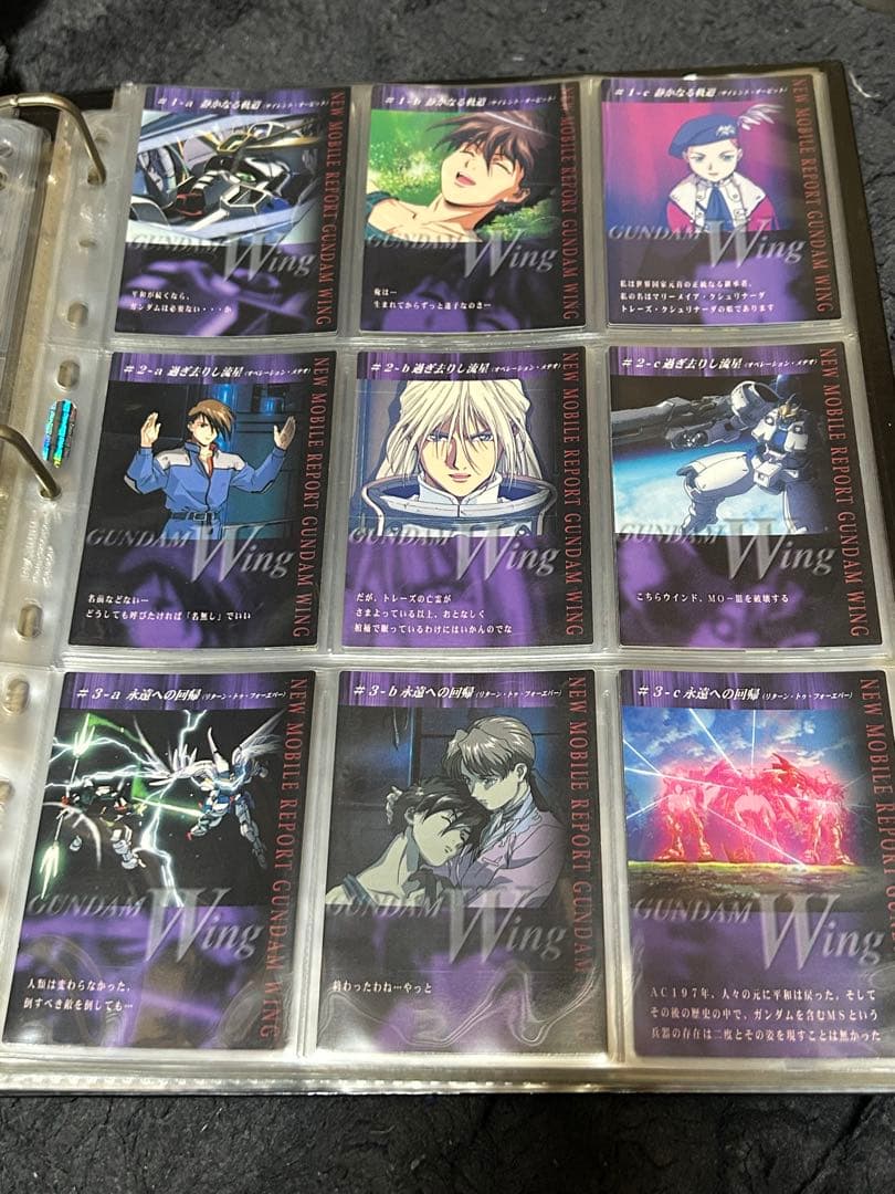 カードダスマスターズ 新機動戦記ガンダムW パーフェクトレビュー ノーマルコンプ