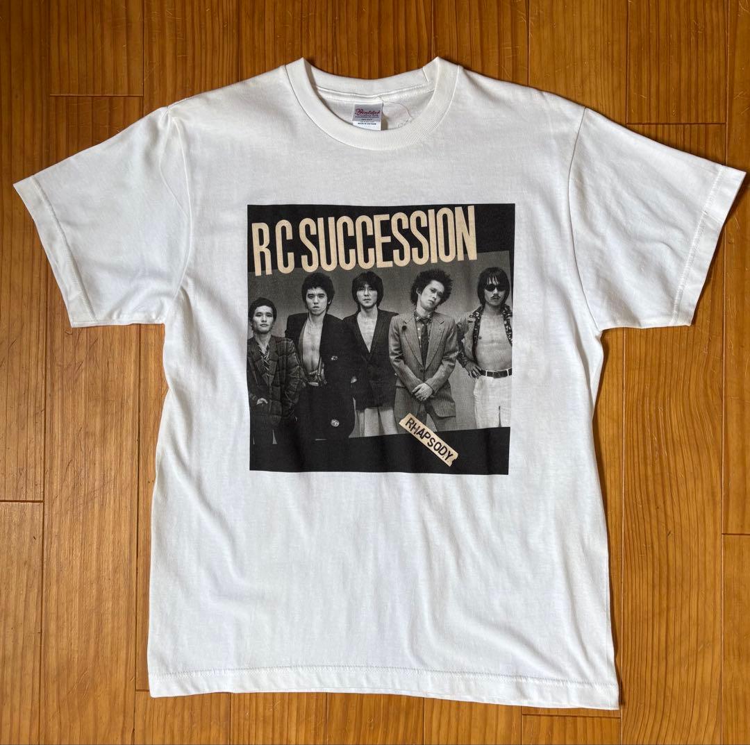 RCサクセション 「ラプソディー」Tシャツ（2018年ver.）ジャケ両面 RCサクセション『RHAPSODY』ジャケットTシャツ＆「いい事ばかりは