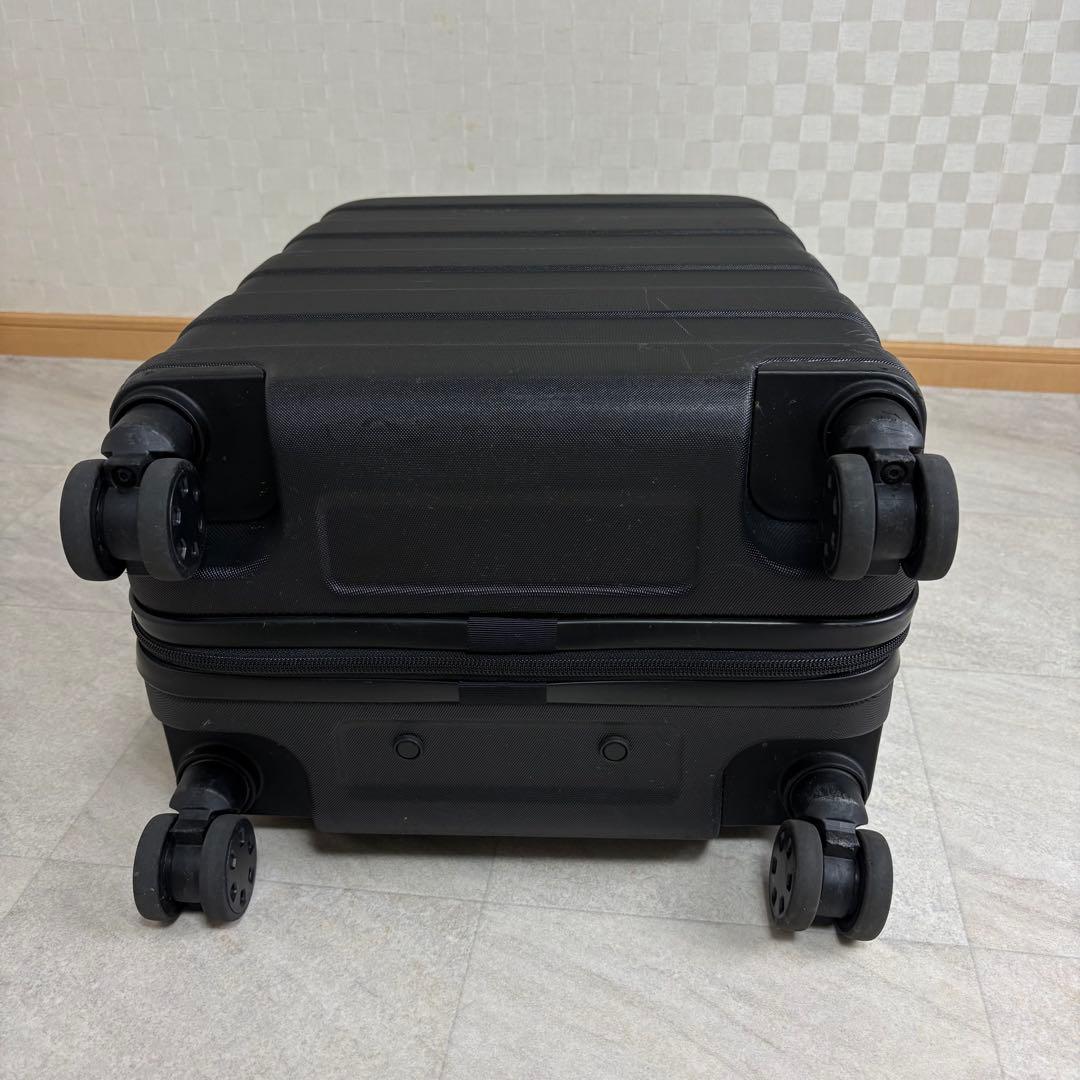 MUJI 無印良品 キャリーケース ブラック 36L スーツケース ストッパー