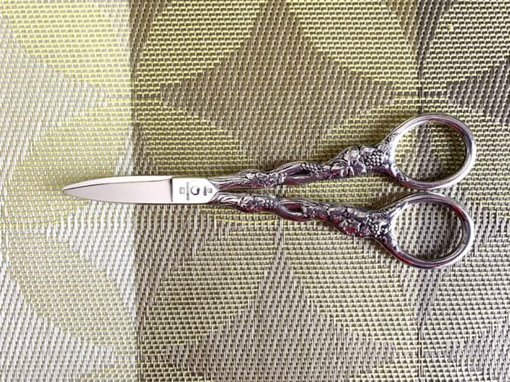 Christofle クリストフル 葡萄柄 ハサミ はさみ