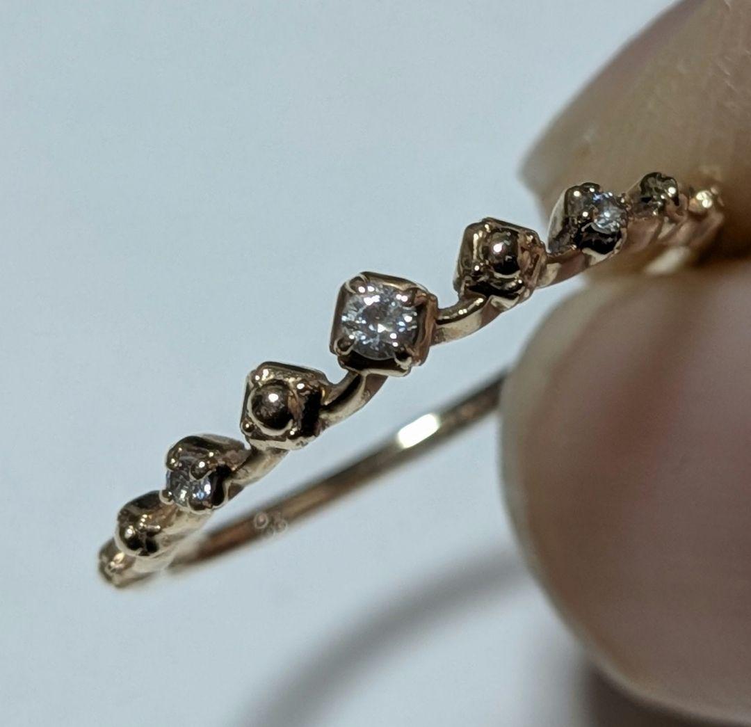 ノジェス　K10PG　リング　13号　agete　NOJESS