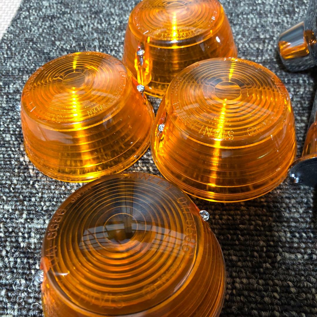 当時物 Z1 Z2 KZ1000 KZ650 ザッパー丸型ウィンカー 4個セット 当時物 Z1