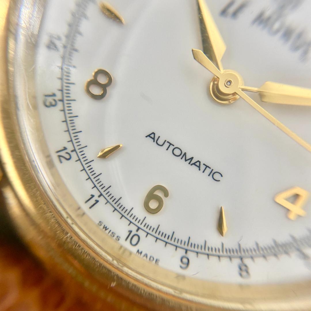 LE MONDE 自動巻き時計 稼働品 スイス ルモンド 美品 ヴィンテージ