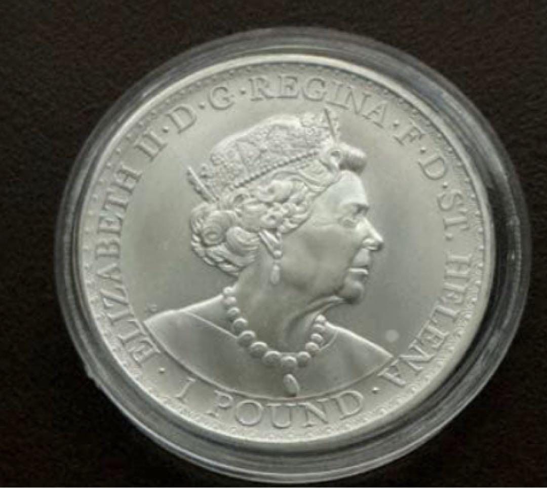 本物保証 2022年 セントヘレナ ウナとライオン 1オンス 銀貨 純銀