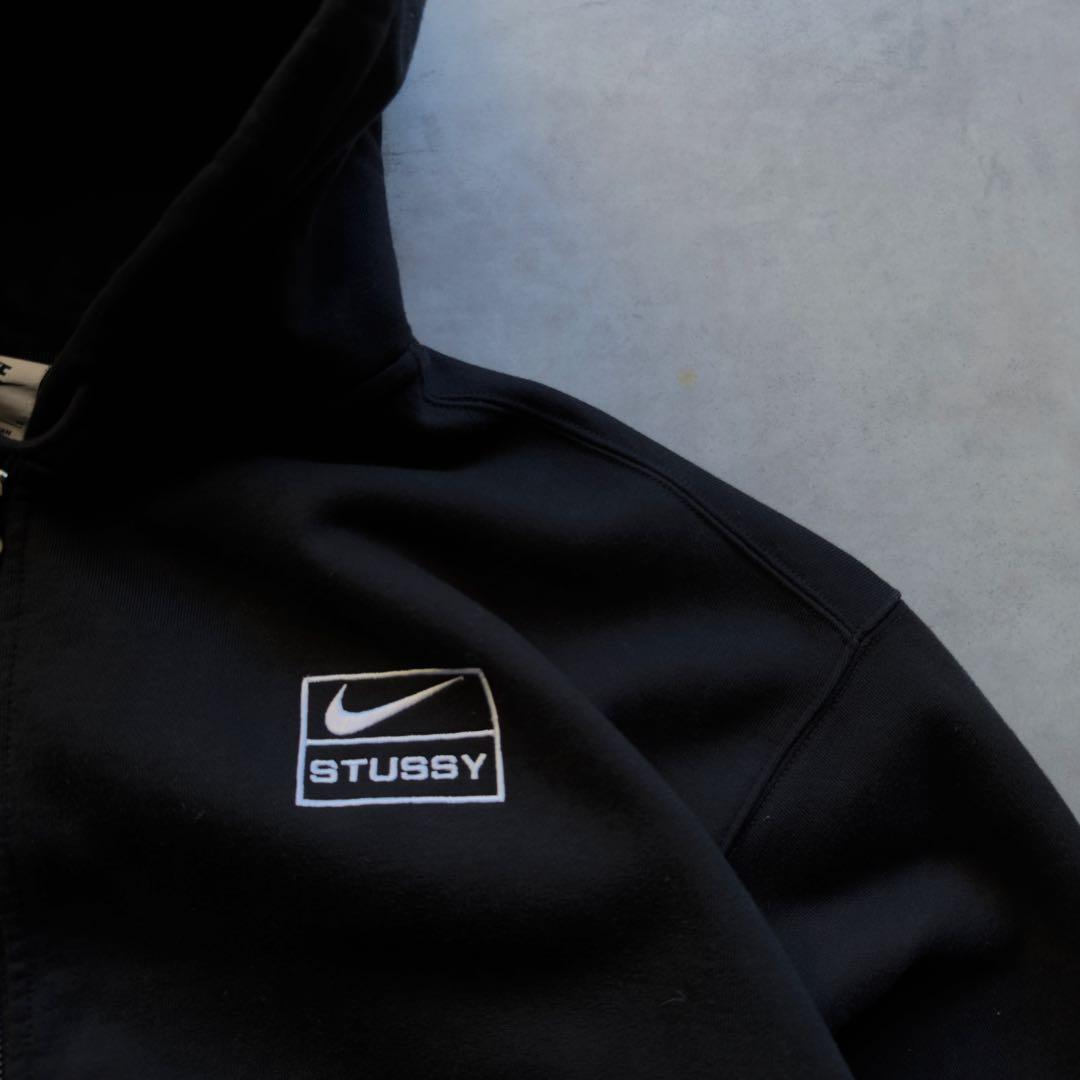 美品Stussy NIKE collaboration zipup hoodie