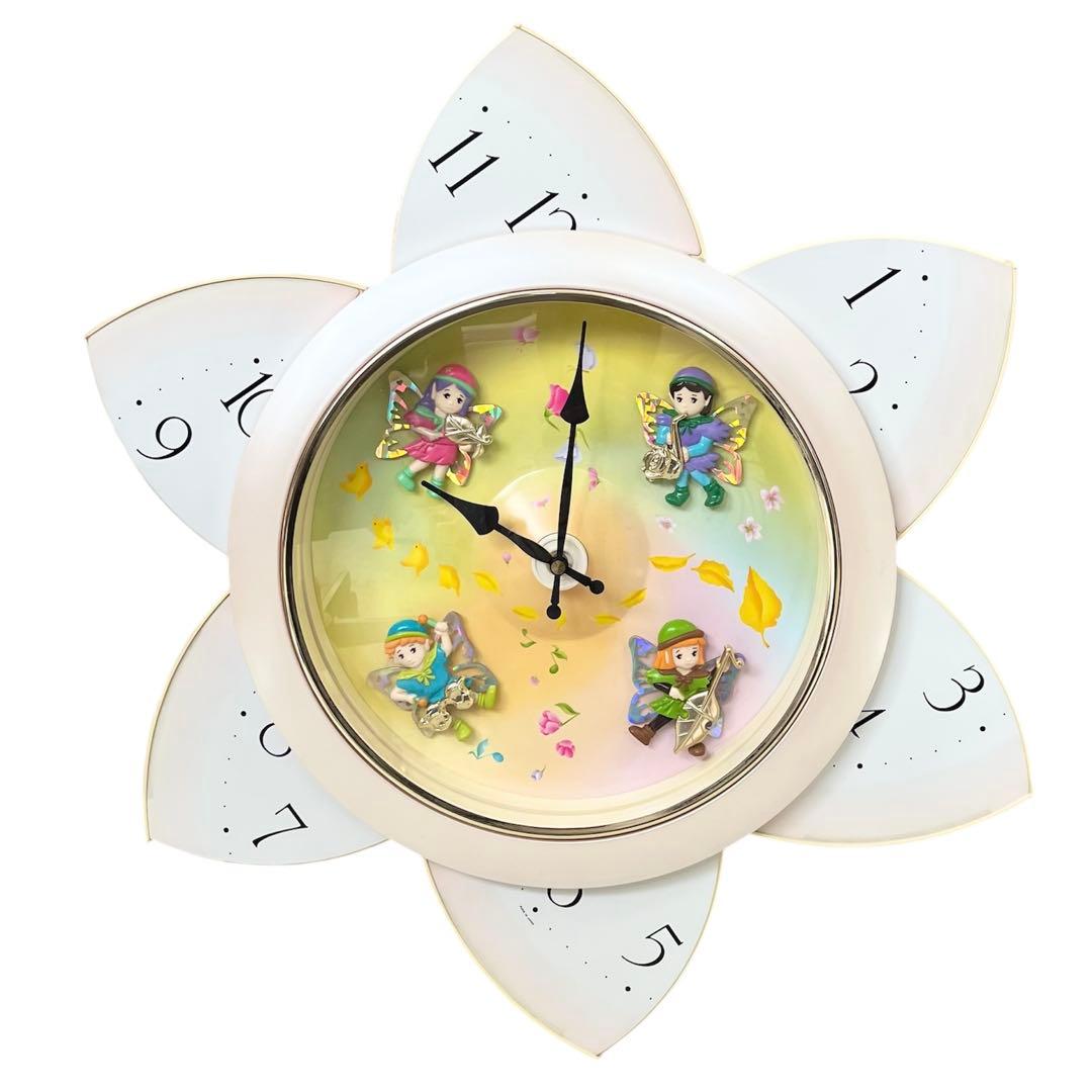 ★希少★からくり時計 スモールワールド エクロール リズム 掛け時計