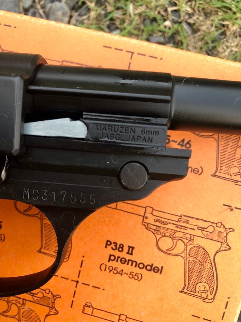 マルゼン製　ガスブローバックハンドガン　ワルサーP38 ac41 中古品