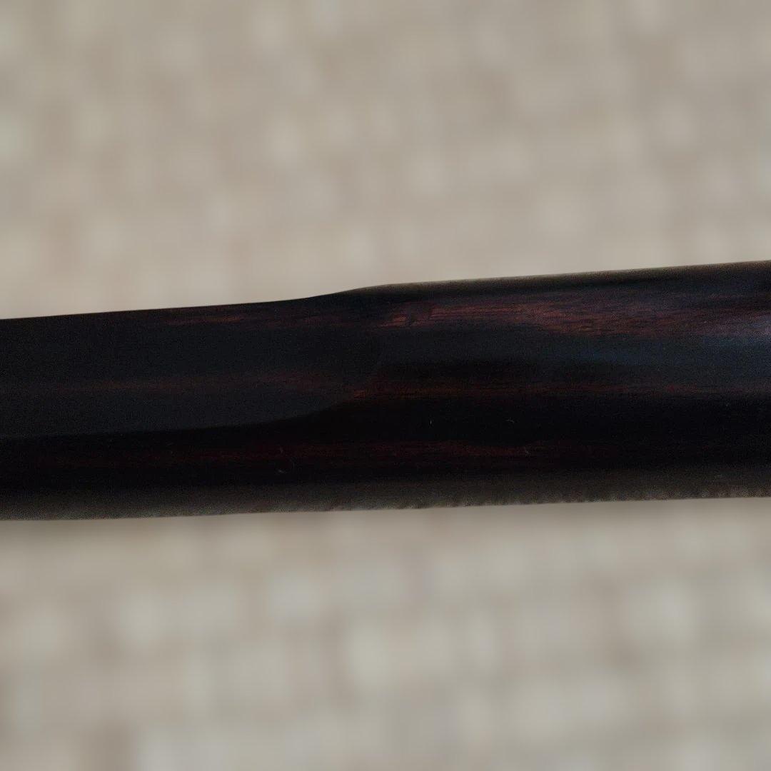 ぜろまる　本黒檀木刀100cm、本黒檀脇差55cm 台座無