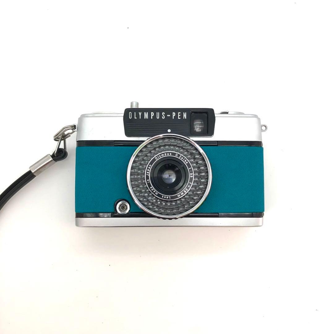 整備済・完動品】 OLYMPUS PEN EE-3 ターコイズ 在庫 処分