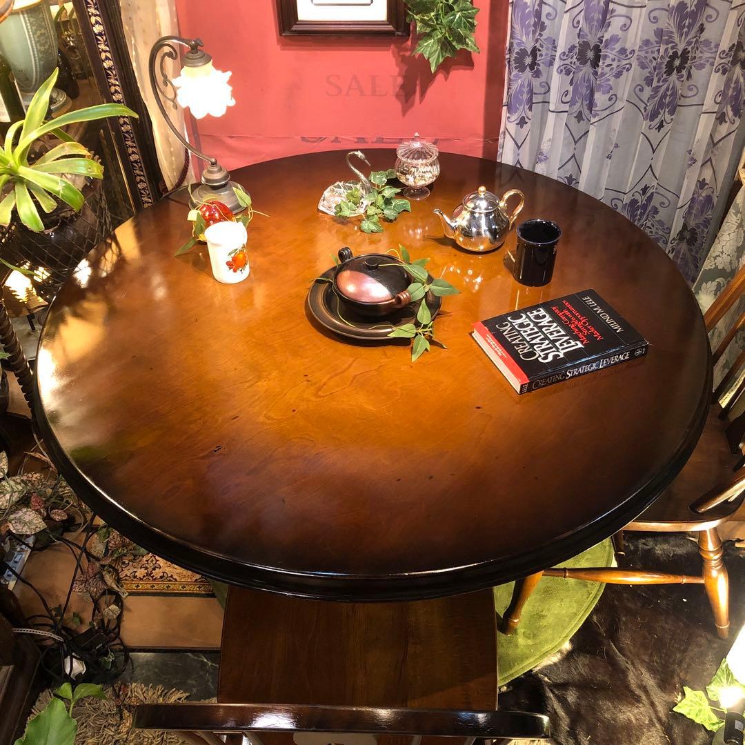 80’s キツツキマーク ヴィンテージ 穂高ラウンドテーブル