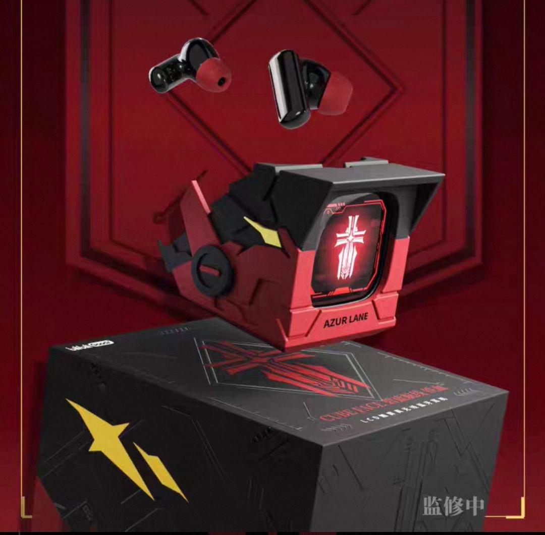 【中国限定】アズールレーン アズレン【鉄血】コラボイヤホン 新品】中国限定 日本未発売 アズールレーン キューブ ワイヤレス