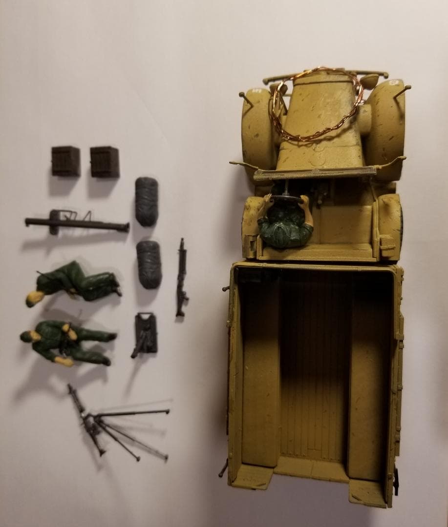 第二次世界大戦トラックプラモデル