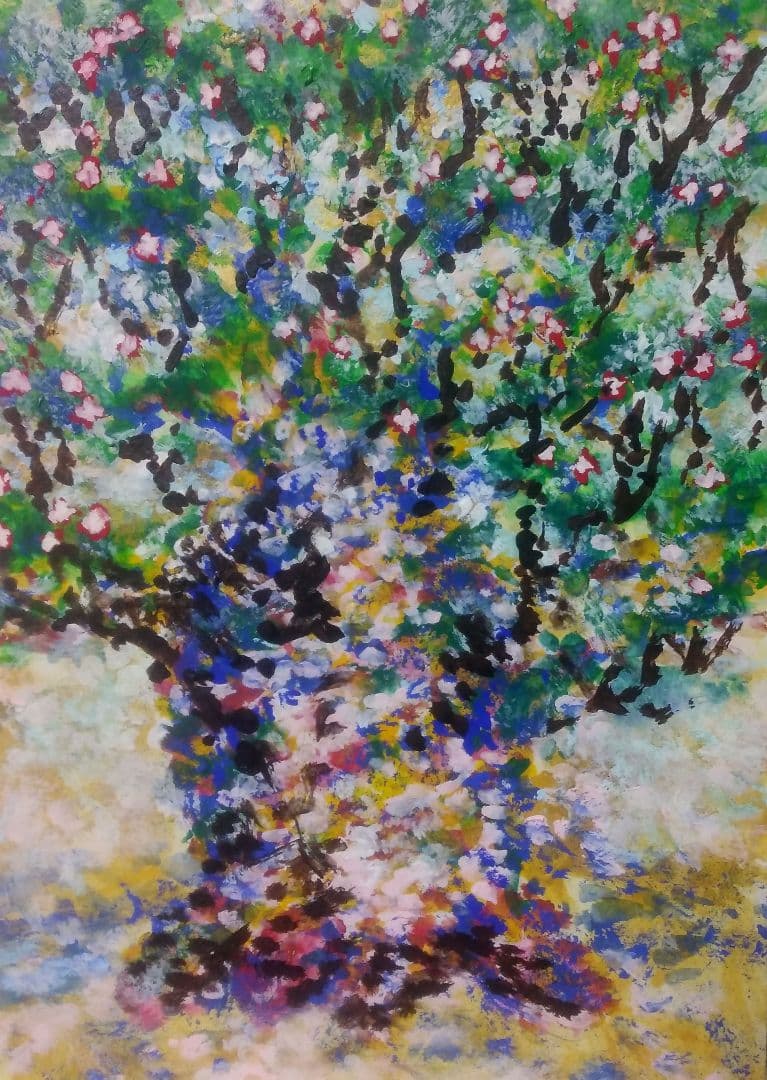 檜山健三海のみえる公園15号油彩、東京芸大小磯教室、水戸の物故大家