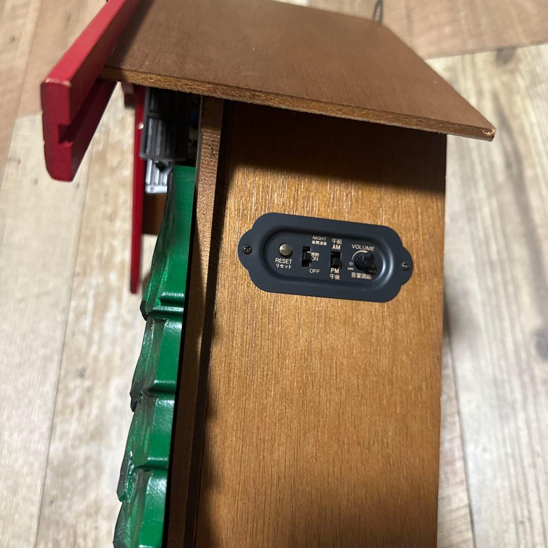 ケ*ン様 昭和レトロの可愛い木製鳩時計！しかも何と新品未使用です！！