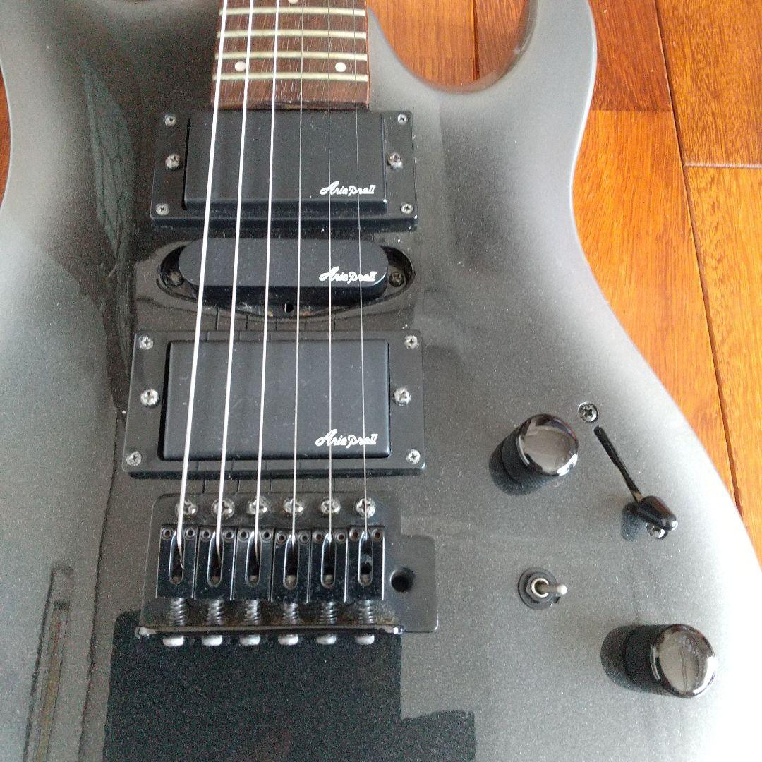 アリアプロ 2 エレクトリックギター メタリックグレー aria ギター