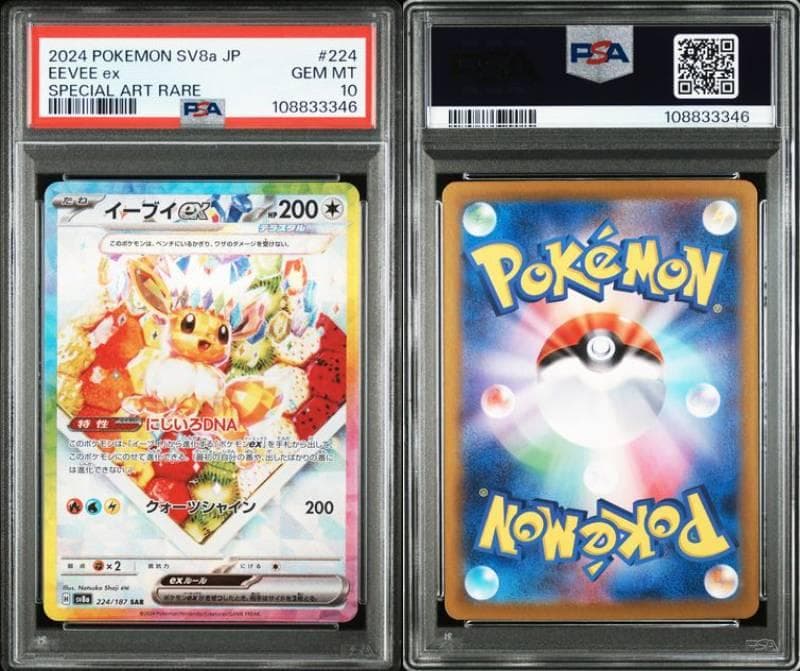 【10連番】テラスタルフェスex　ブイズSAR psa10