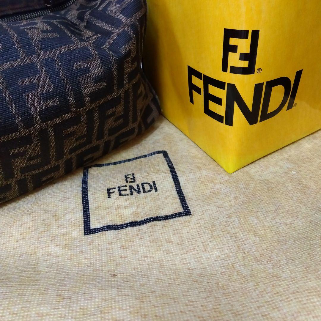 FENDI ハンドバッグ バニティ ズッカ柄