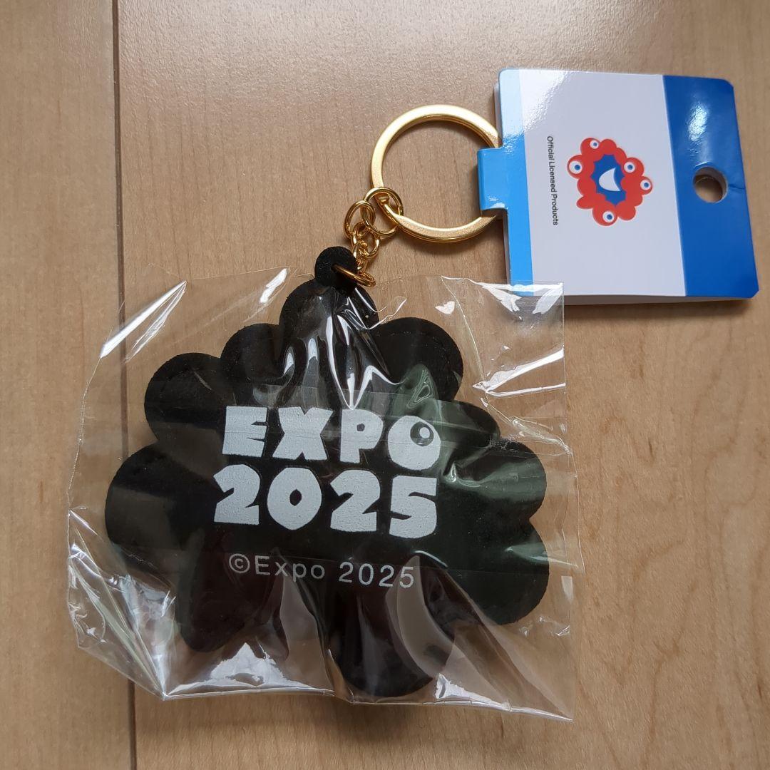 大阪関西万博】黒ミャクミャクラインストーンアクリルキーホルダー