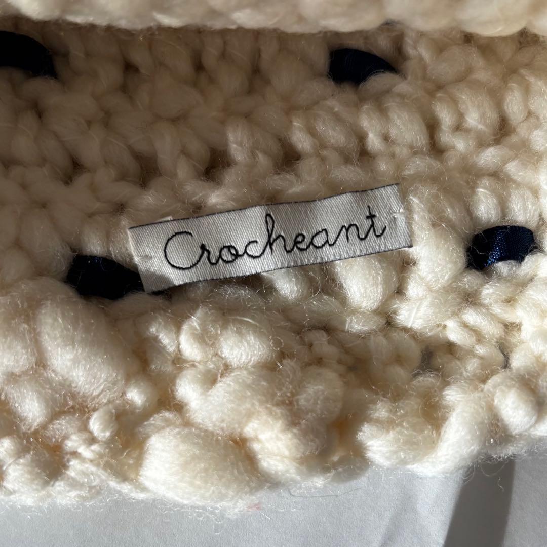 CROCHEANT Short Ribbon Beanie ニット帽 ビーニー