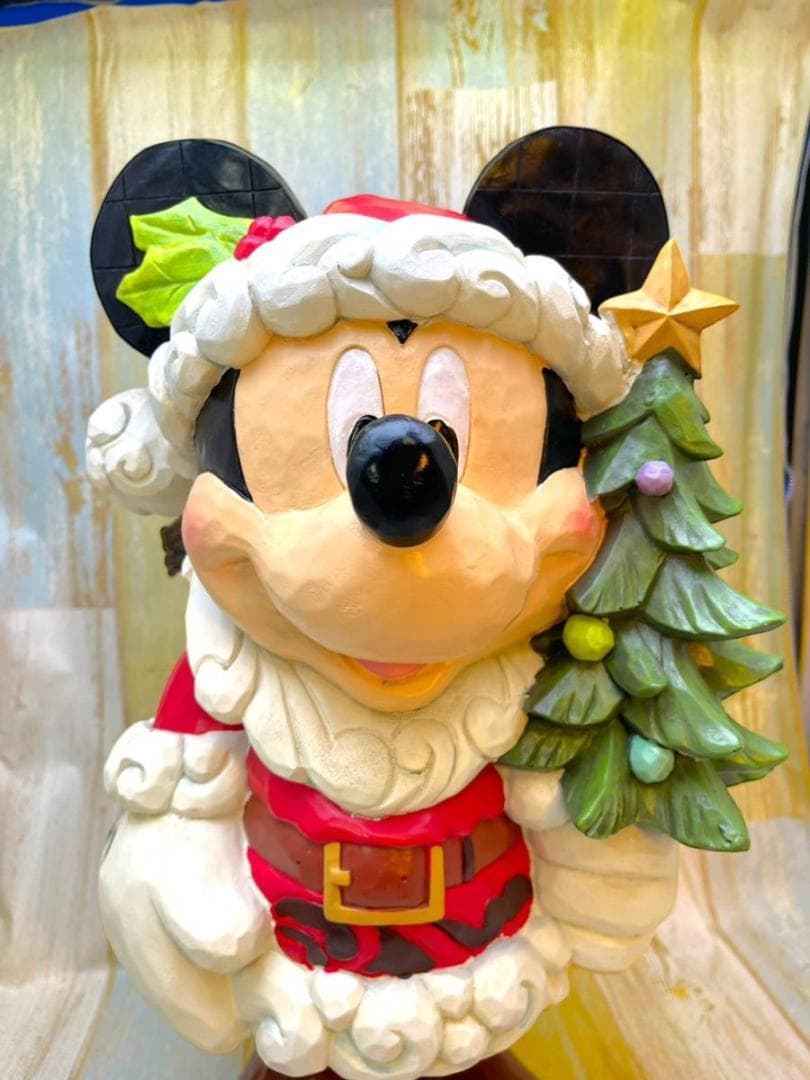 ミッキーマウス サンタミッキー クリスマス ビッグフィギュア★エネスコ