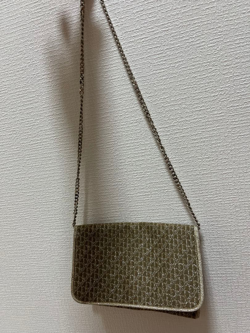 クリスチャンディオール　正規品　ヴィンテージ　チェーンバッグ