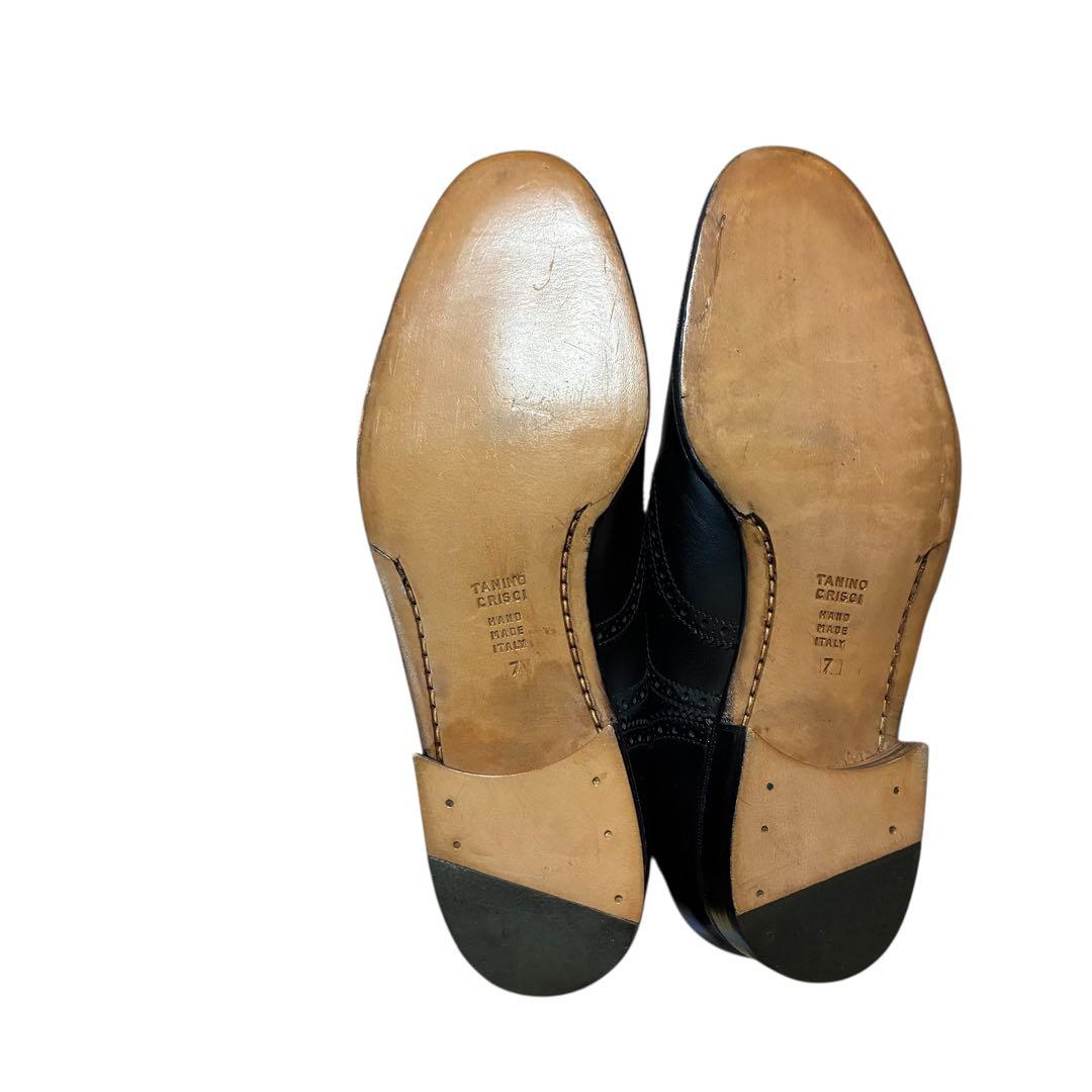 TANINO CRISCI ウィングチップ ブラック ドレスシューズ 7