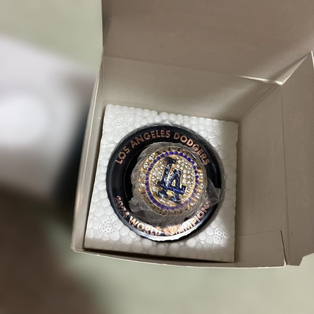2024年ワールドチャンピオン記念リング 2025年8／6限定配布 大谷翔平