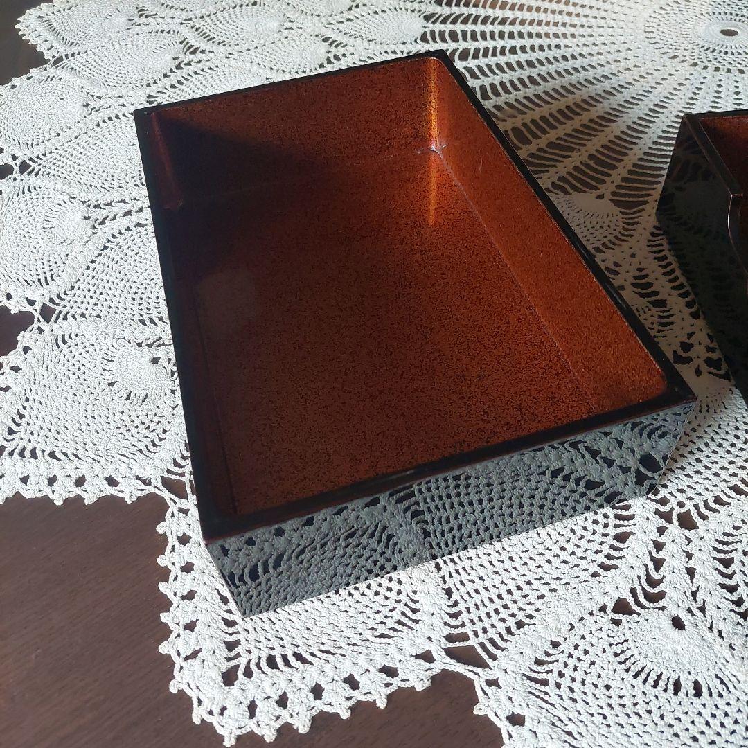 輪島塗　 文箱　 獅子デザイン