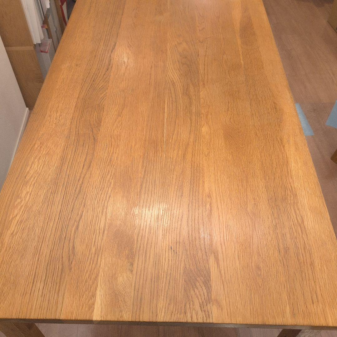 ゆ*う様 無印良品 無垢材ダイニングテーブル オーク材 140×80×72 マッ