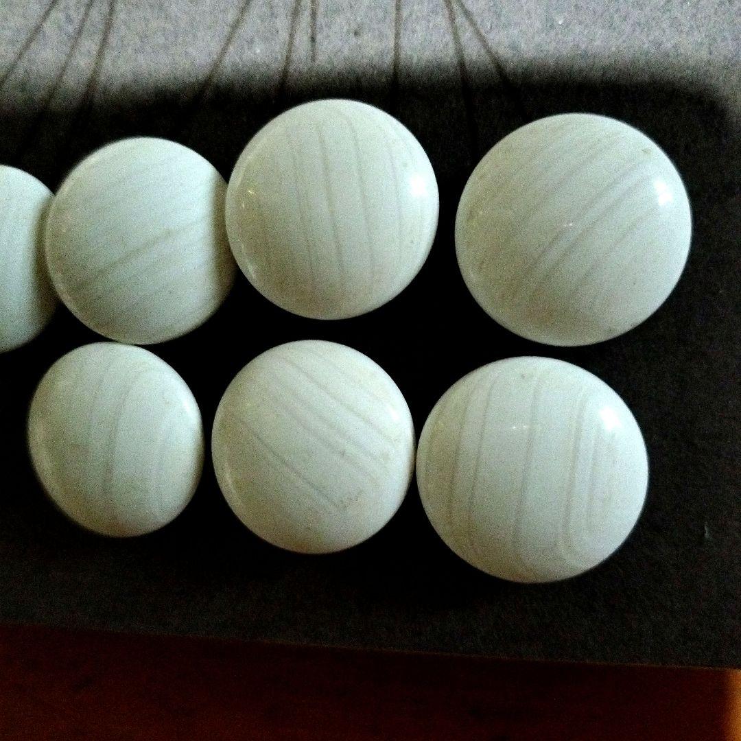 蛤碁石　那智黒石 34号