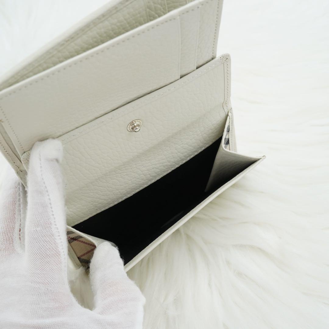 未使用展示品　BURBERRY LONDON 折り財布　ノバチェック　タグ付き