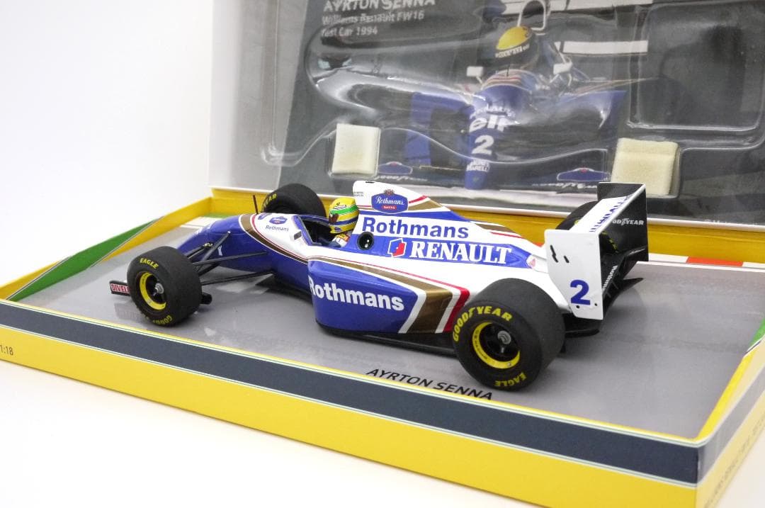 タイプピー1/18 ウィリアムズ FW16 ポールリカール A.セナ