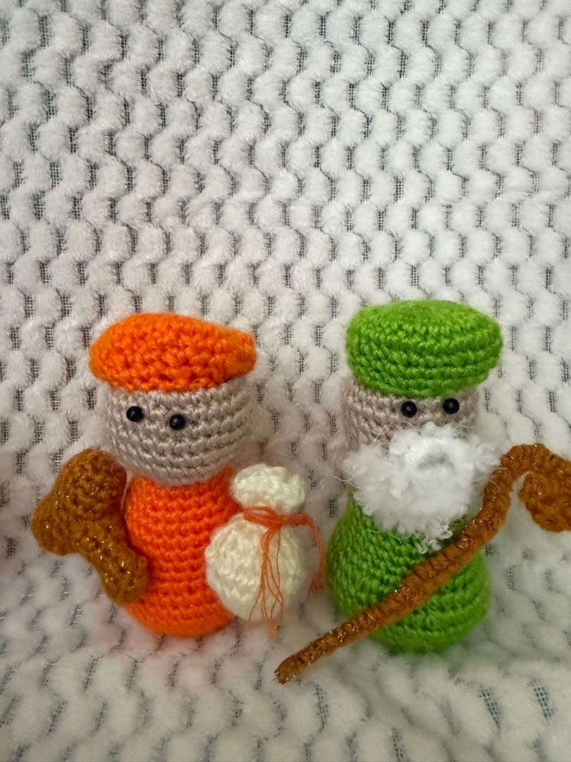 カラフル あみぐるみ人形 7体セット - メルカリ