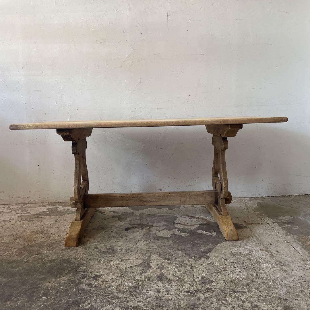 ビンテージ　ダイニングテーブル　 剥離