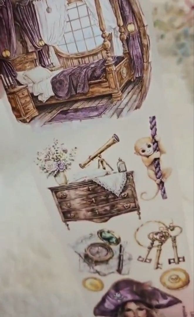 海外マステ切り売り Lana'sScrapShop 海賊 パイレーツ 海 人物 - メルカリ