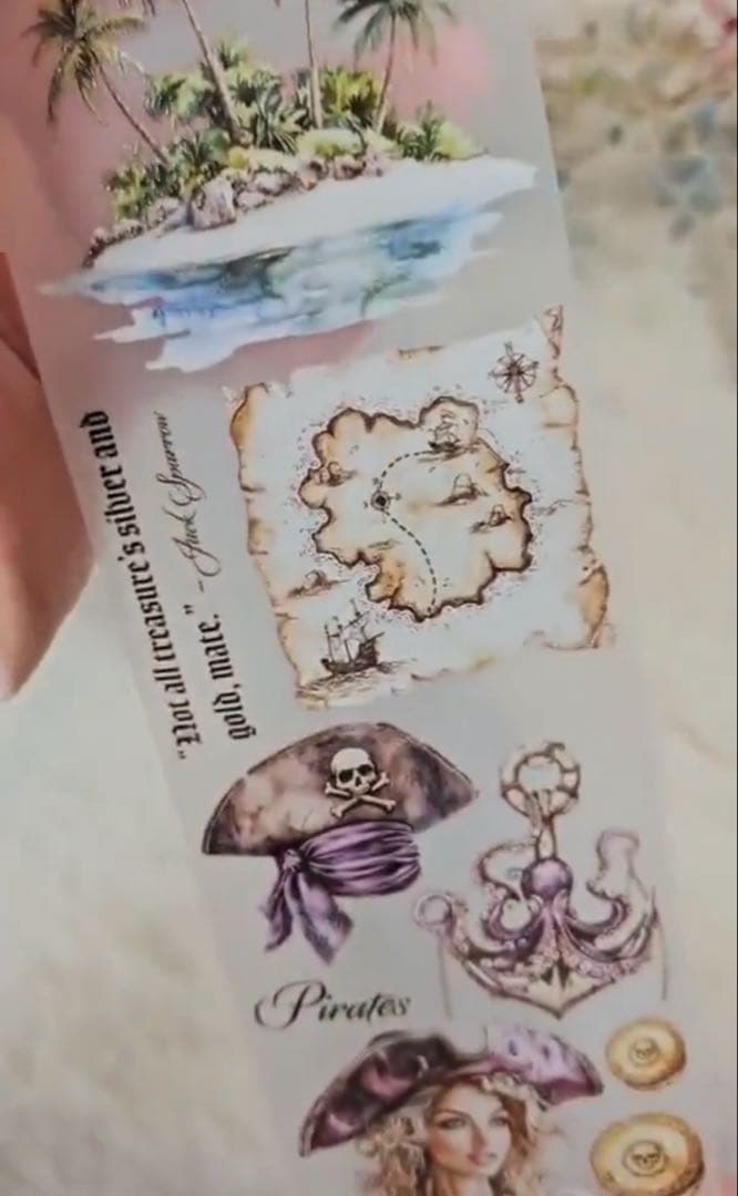 海外マステ切り売り Lana'sScrapShop 海賊 パイレーツ 海 人物 - メルカリ