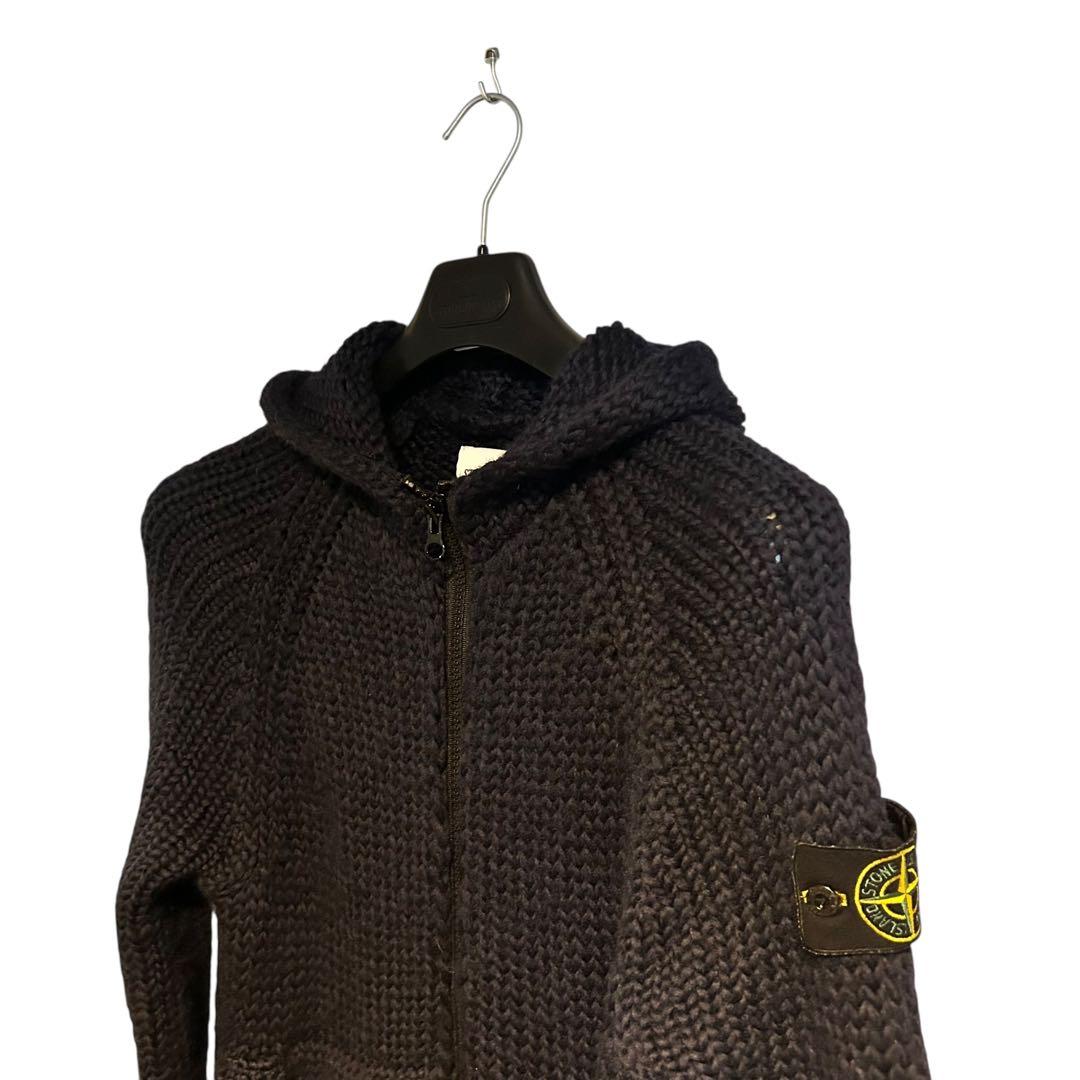 トップス Stone  Hooded Knit Cardigan 23AW M