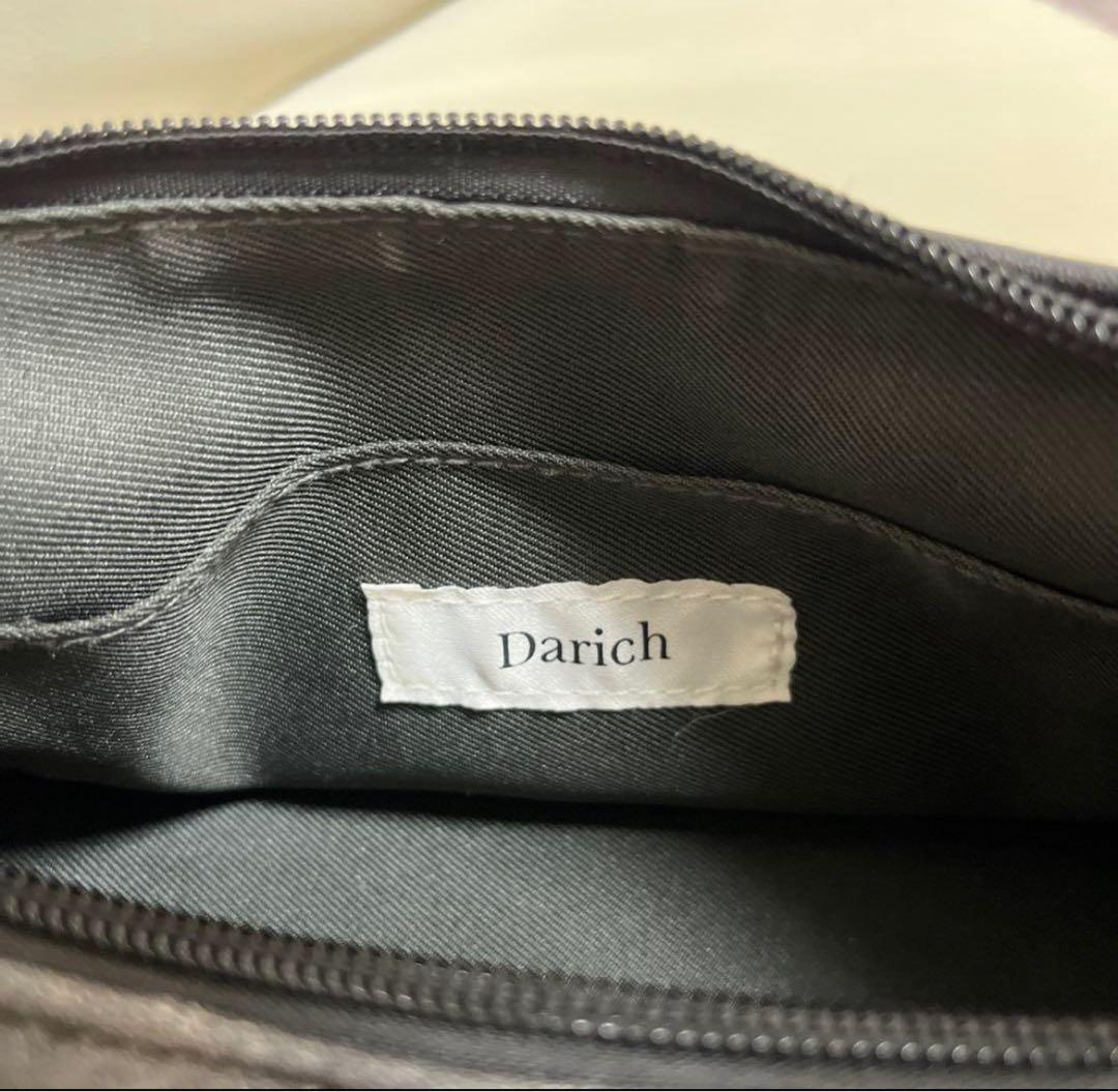 Darich ダーリッチ　DDレザーハンドルバッグ　BLK ブラック